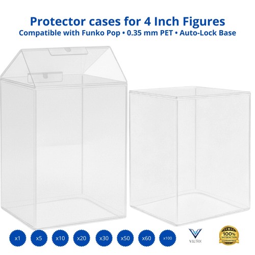 Clear vinyl figure box - clear,